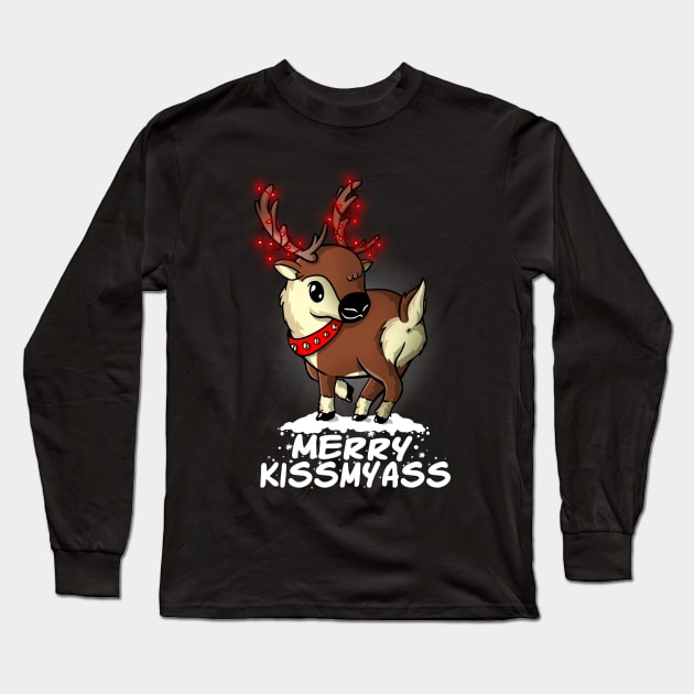 Merry Kissmyass Long Sleeve T-Shirt by NemiMakeit